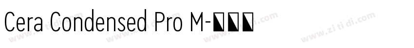Cera Condensed Pro M字体转换